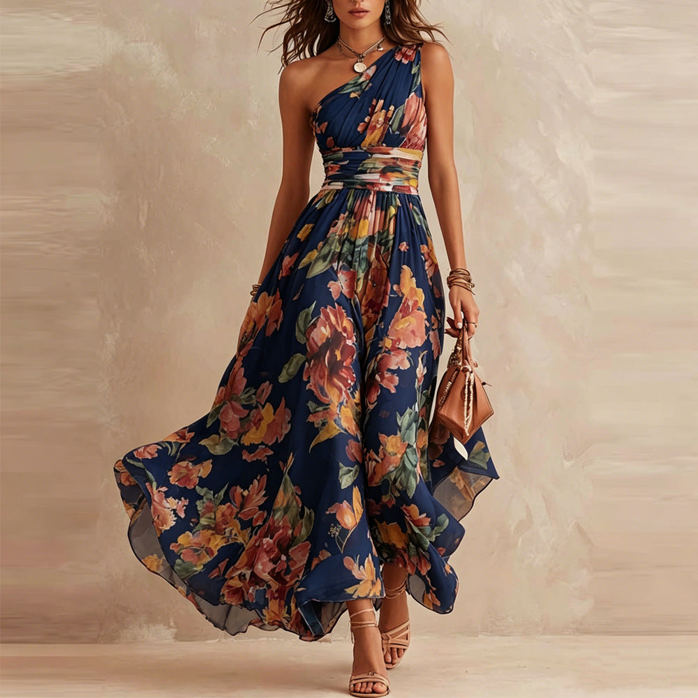 Aurora | Vestido Floral Assimétrico