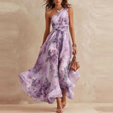 Aurora | Vestido Floral Assimétrico