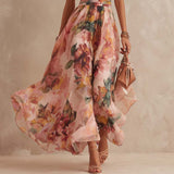 Aurora | Vestido Floral Assimétrico