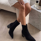 Nela Black Ankle Boots