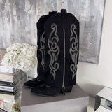 Botas de vaquero negras Lavinia