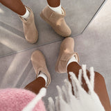 Sana Beige Lined Boots