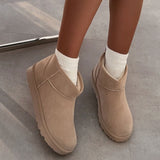 Sana Beige Lined Boots