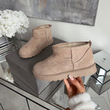 Botas forradas Sana beige