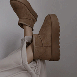Nina Camel Plataforma Botas Forradas