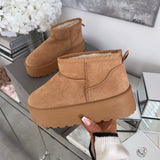 Nina Chestnut Botas de Plataforma Forradas