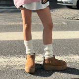 Nina Chestnut Botas de Plataforma Forradas