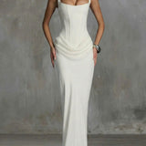 Éléonore | Vestido Maxi com Decote Quadrado