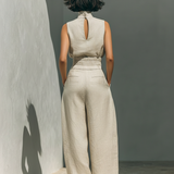María | Conjunto Elegante de Pantalones Largos y Top