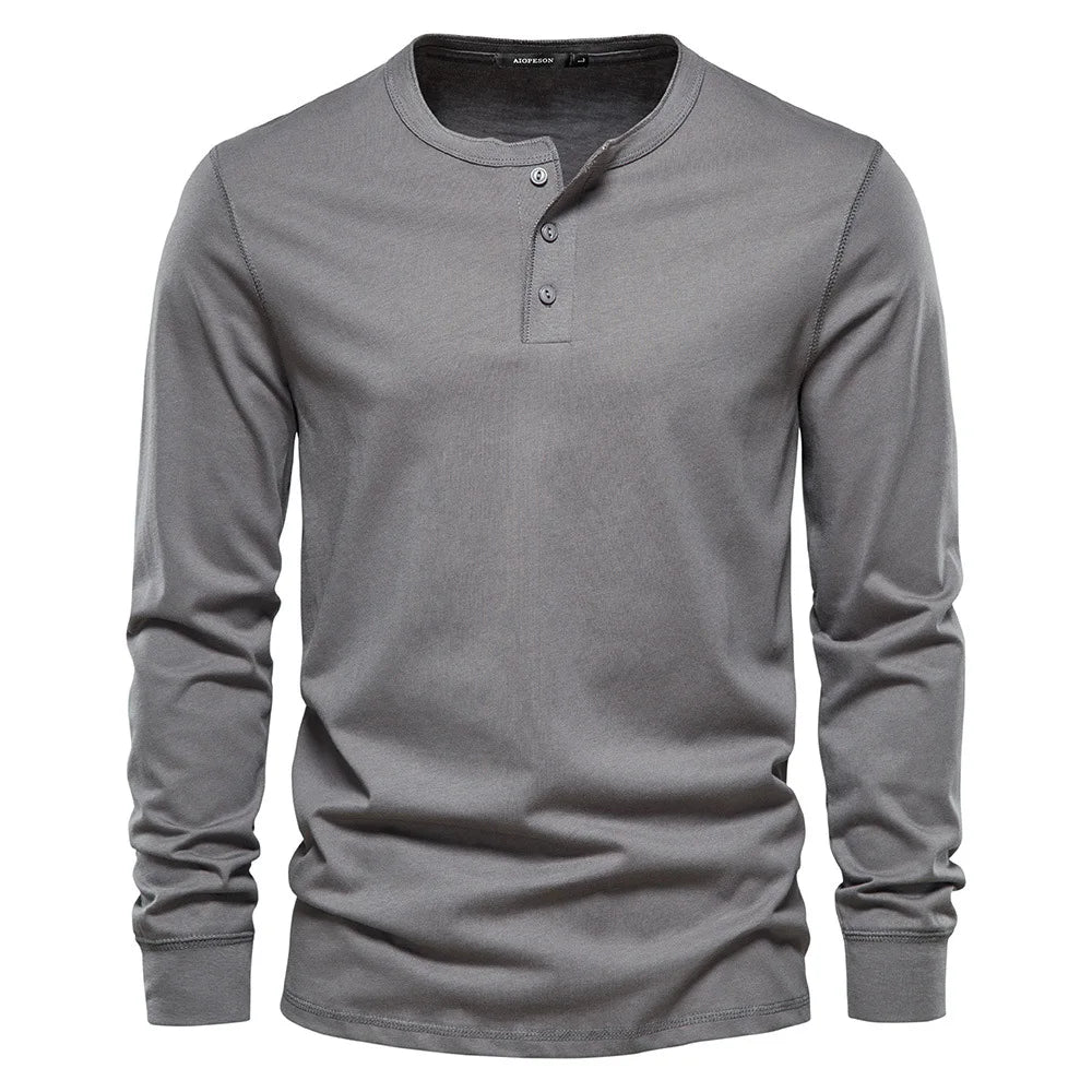Henley Shirt - Soft, Breathable Blend