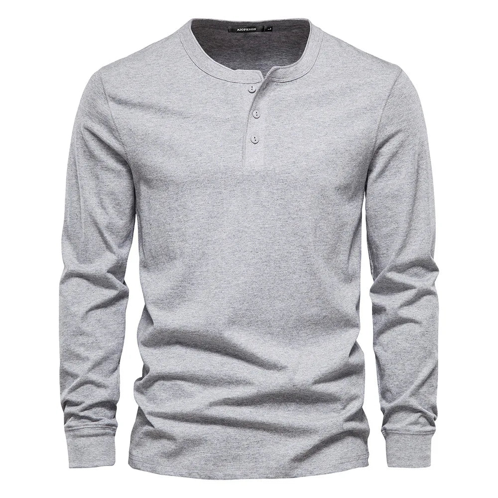 Henley Shirt - Soft, Breathable Blend