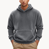 Fleece Blend Hoodie with Hood
