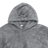 Fleece Blend Hoodie with Hood