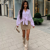 Botas cowboy Lavinia beige