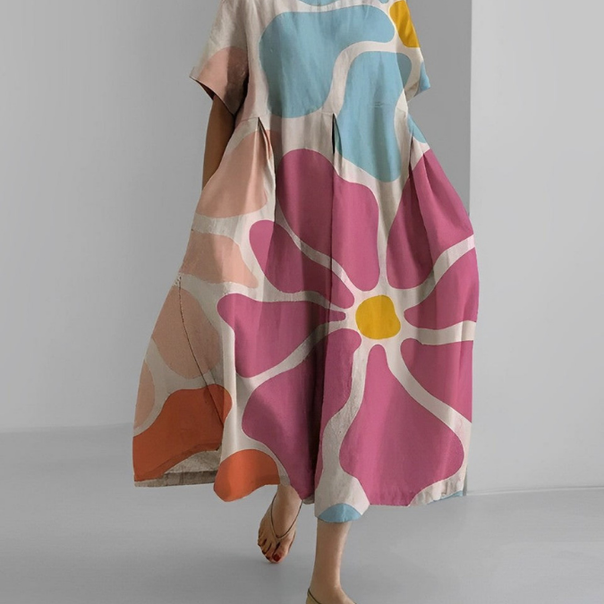 Vestido Floral de Verão Valeno