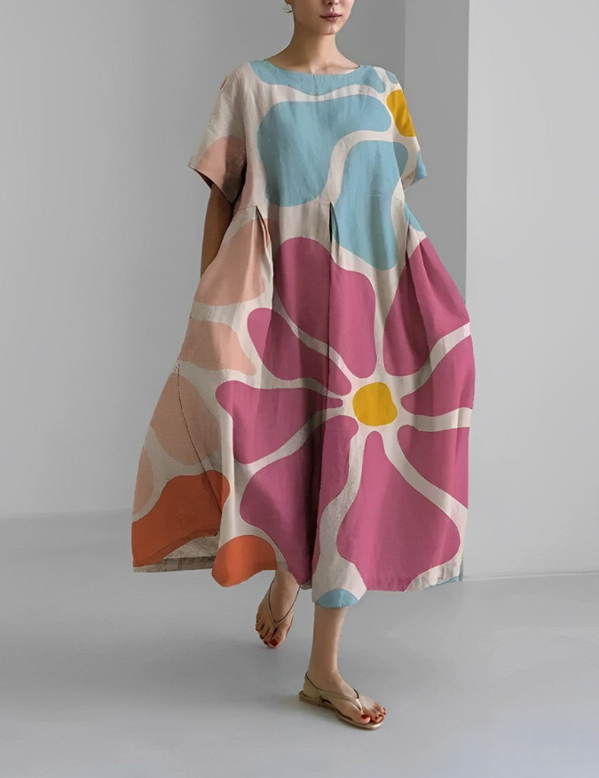 Vestido Floral de Verão Valeno