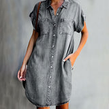 Maria - Vestido Camisa com Botões