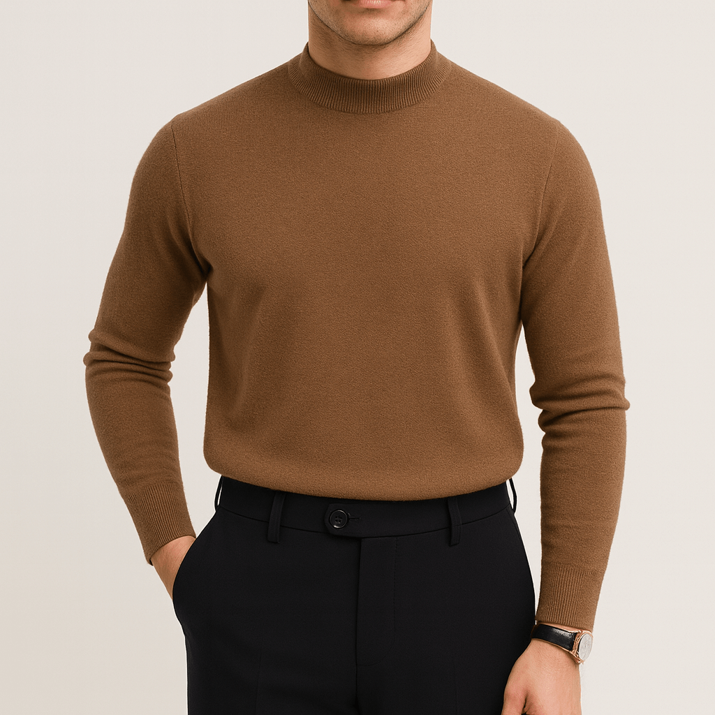 Sweter dzianinowy w slim fit
