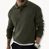 Miguel - Dzianinowy Sweter Polo