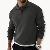 Miguel - Dzianinowy Sweter Polo