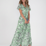 Noémie | Maxi Dress in Floral Chiffon