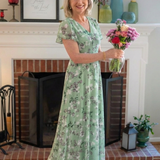 Noémie | Maxi Dress in Floral Chiffon