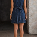 Lili - Vestido Casual em Denim