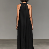 Lua | Vestido longo com bolsos