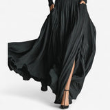 Rachel | Vestido Maxi de Cintura Alta Elegante