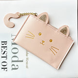Carteira com Estampa de Gato Cartoon