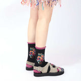 Meias Vintage Estilo Casual