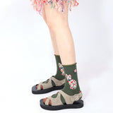 Meias Vintage Estilo Casual