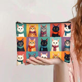 Casaco Casual com Estampa de Gato