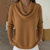 Julia | Jersey com Gola Drapeada