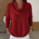 Julia | Jersey com Gola Drapeada
