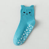Meias Casuais com Estampa de Gato