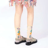 Meias Vintage Estilo Casual