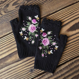 Luvas Térmicas com Estampa Floral