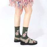 Meias Vintage Estilo Casual