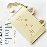 Carteira com Estampa de Gato Cartoon