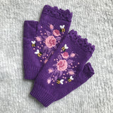 Luvas Térmicas com Estampa Floral