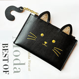 Carteira com Estampa de Gato Cartoon