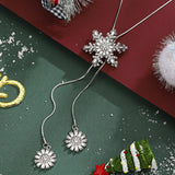 Pingente de Colar em Forma de Floco de Neve