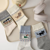 Meias com Estampas de Animais Divertidos