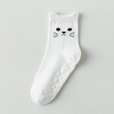 Meias Casuais com Estampa de Gato