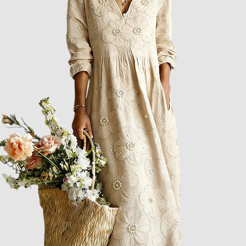 LENA | Floral Midi Dress