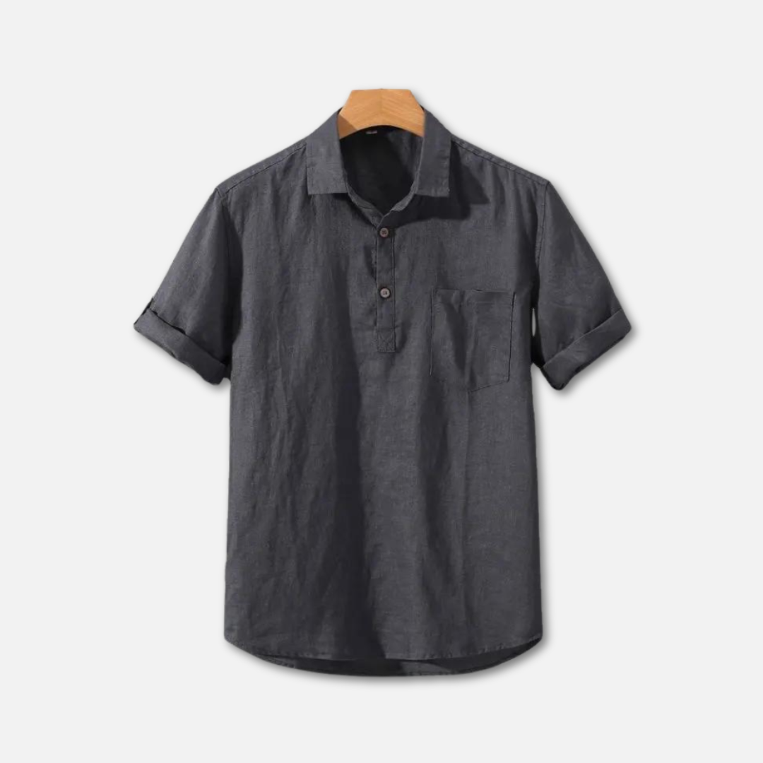 Polo T-shirt - Miękki Kołnierz z Mieszanki