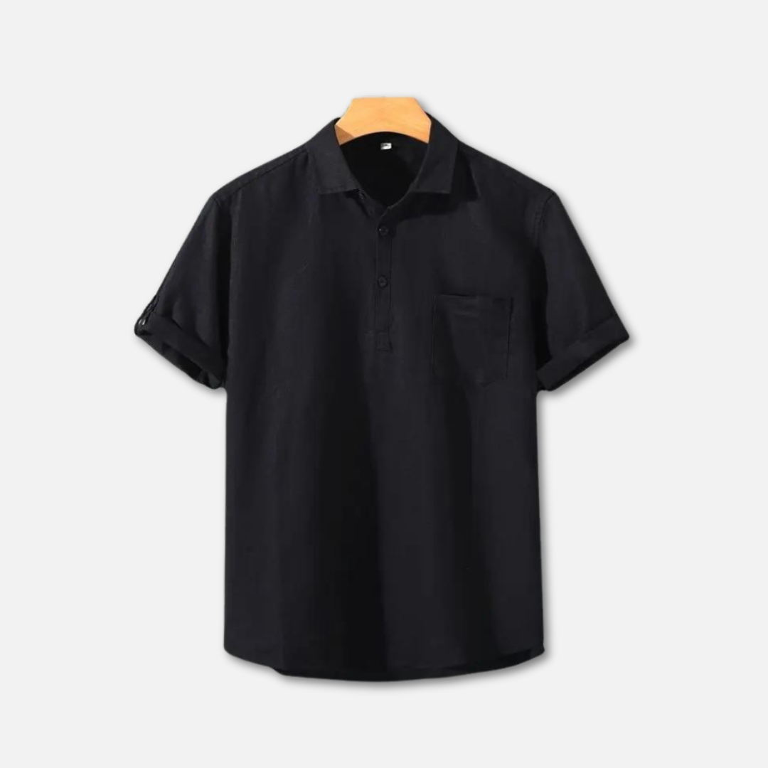 Polo T-shirt - Miękki Kołnierz z Mieszanki