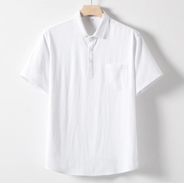 Polo T-shirt - Miękki Kołnierz z Mieszanki