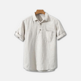Polo T-shirt - Miękki Kołnierz z Mieszanki